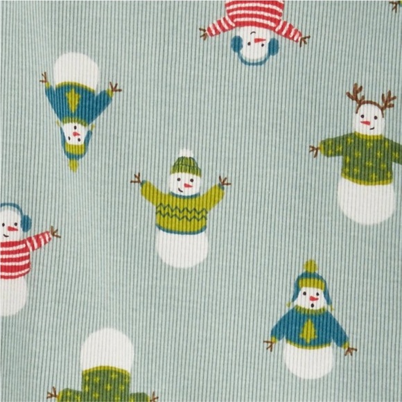 Carter’s Snowman Baby Pajamas Size 12 Months NEW - Picture 7 of 7